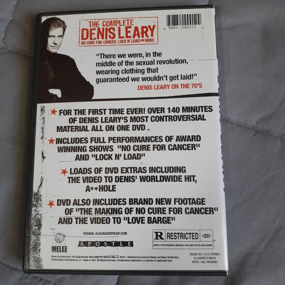 Denis Leary - No Cure for Cancer and Lock N Load (DVD, 2004) - Picture 2 of 4